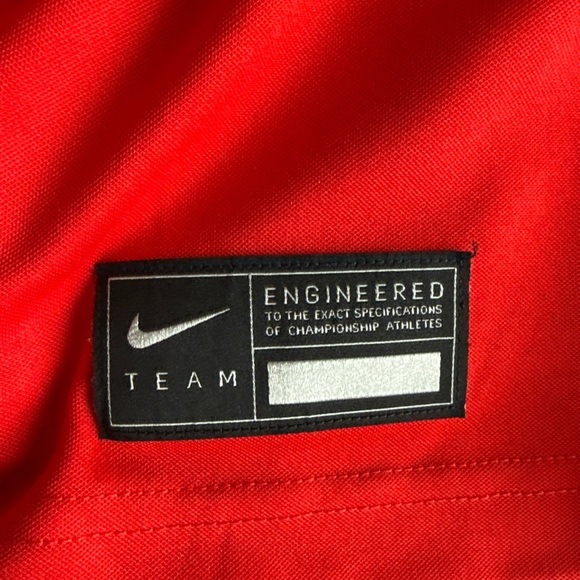 Nike Red and White Men's Jersey - Picture 3 of 6